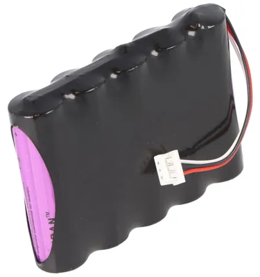Produktbild von Batterie passend für Siemens S54370-Z11-A1 Speicherbatterie BAT3.6-10, 3,6V 11Ah mit Kabel und Stecker