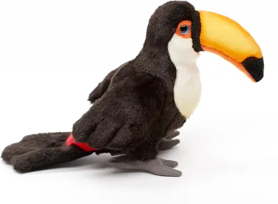 Produktbild von Uni-Toys - Riesentukan - 18 cm (Höhe) - Plüsch-Vogel, Tukan - Plüschtier, Kuscheltier