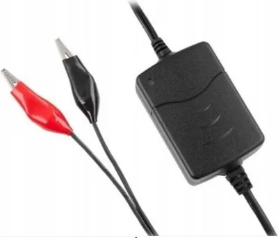 Produktbild von Gel-Batterieladegerät 12V 1,5A - Schwarz - NEU - Modell BAT1149