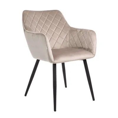 Obrázok produktu pre HOMLA SHELTON velúrové kreslo béžové 56x60x84cm