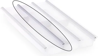 Produktbild von Aluprofilschiene für CUISIO Besteckeinsätze / Abdeckschiene / Besteckeinsatz Zubehör