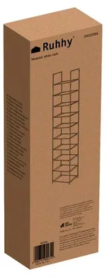 Image de Ruhhy 25564 Système d'étagères variables pour chaussures 10 étagères