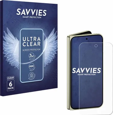 Produktbild von 6x Für Google Pixel 10 Pro Fold Schutzfolie Savvies Displayschutz Display Schutz Folie Klar Transparent