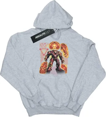Produktbild von Marvel - "Avengers Infinity Warbuster" Kapuzenpullover für Jungen BI3101 (116) (Grau)