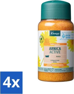 Produktbild von Kneipp - Badesalz - Badekristalle - Muskelentspannung - Arnika - 600 g - Vorteilspack - 4 Stücke