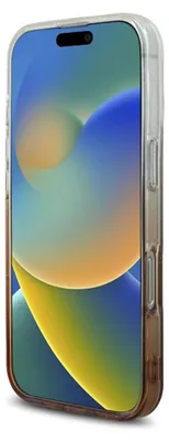 Produktbild von Guess IML Glitter Gradient MagSafe - iPhone 16 Pro Max Hülle (Braun)