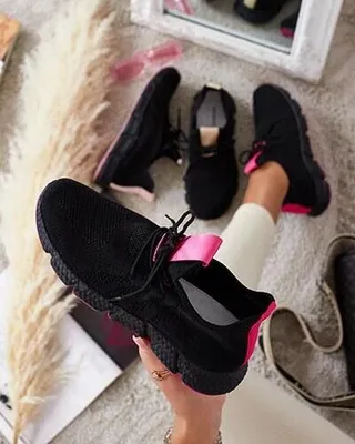 Produktbild von Sportschuhe für Damen in Schwarz und Fuchsia Bommgi - Schuhe, Größe 38