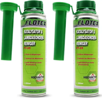 Produktbild von Flotex Katalysator & Lambdasondenreiniger, 2 x 250ml Reiniger Additiv