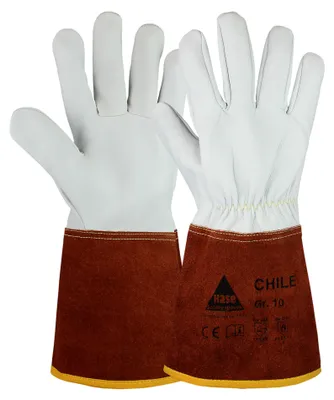 Produktbild von Hase CHILE, Schweißerhandschuh aus Schafsnappaleder 10 Stk