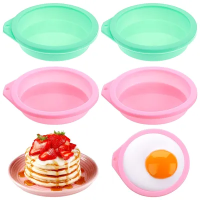 Produktbild von Set mit 4 Silikon-Muffinformen für Heißluftfritteusen
