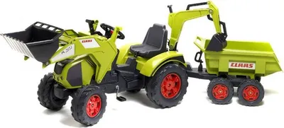 Produktbild von FALK - Claas Axos Trettraktor mit Lader, Bagger und Anschlussgleis