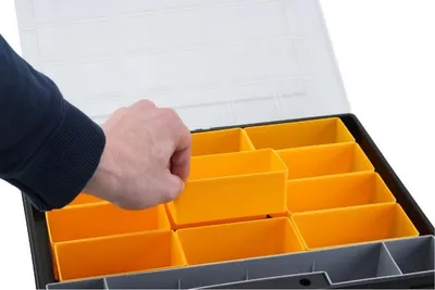 Produktbild von allit Sortimentskasten "EuroPlus Flex", Größe: 37-15