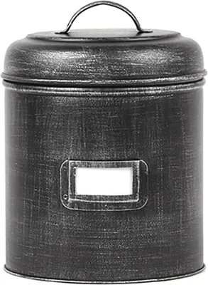 Produktbild von LABEL51 Aufbewahrungsbehälter 10x10x15 cm S Antik-Schwarz