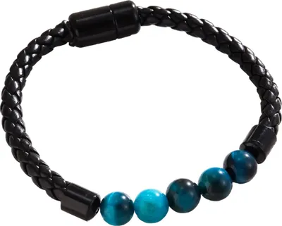 Produktbild von Armband DO-34453 - Elegantes Herrenarmband in Schwarz/Grün KP34453