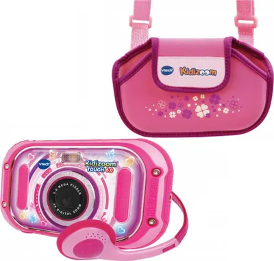 Zdjęcie produktu dla VTech KidiZoom Touch 5.0 Pink, Aparat cyfrowy dla dzieci, 4 lat(a), 360 g, Różowy
