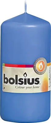 Obrázek produktu pro Sloupková svíčka chrpově modrá 120/58 mm