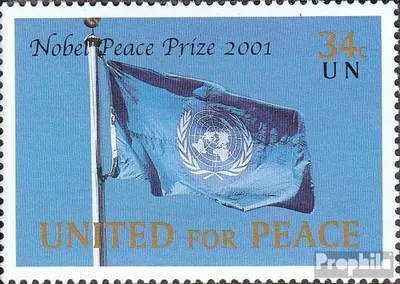 Produktbild von Briefmarken UNO - New York 2001 Mi 888 (kompl.Ausg.) postfrisch Friedensnobelpreis