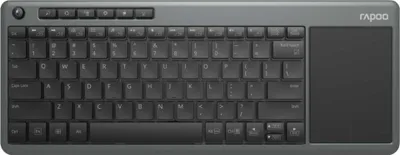Zdjęcie produktu dla Rapoo K2600, Pełnowymiarowy (100%), Bezprzewodowy, RF Wireless, Membranowa, QWERTZ, Czarny, Szary