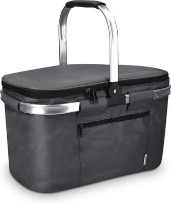 Immagine prodotto di Borsa termica da 27 litri - Borsa termica da viaggio con manico - Borsa termica per cibo e bevande - Ideale per viaggi e campeggio - Rossa