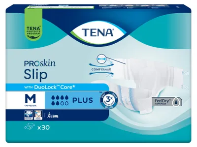 Produktbild von TENA Slip Plus - Inkontinenzslip - M - 30 Stk.