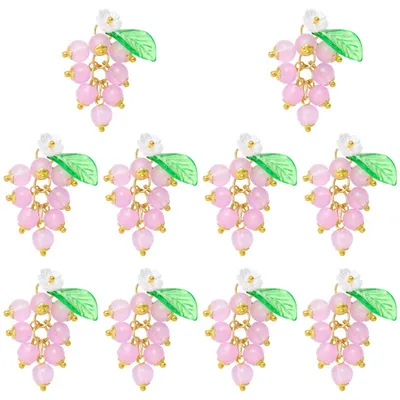 Produktbild von Set mit 10-30 Mehrfarbigen Obstanhängern für DIY Schmuck