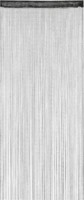 Image de Moustiquaire 90 x 245 cm, noire, en polyester, lavable