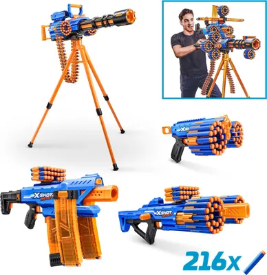 Produktbild von X-Shot INSANITY Mania-Bundle, 4 in 1 Set - Blaster