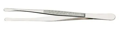 Produktbild von Lindner 2033 Pinzette, vernickelt, 120 mm lang, in transparenten Abreißschläuchen