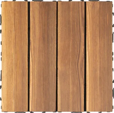 Immagine prodotto di Piastrelle in legno, pino camphier resistente, sistema di incastro semplice, set da 35 pezzi