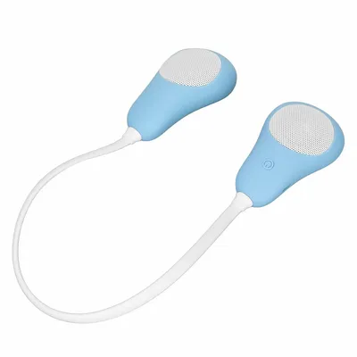 Produktbild von Bluetooth Nackenlautsprecher, tragbarer Lautsprecher für unterwegs, 350mAh, 3D-Stereo-Sound, für Zuhause & Outdoor