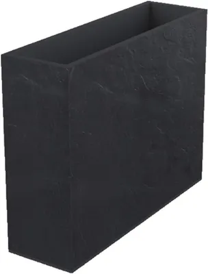 Produktbild von EDA Pflanzgefäß - Blumenkasten - 63L - 29,5 x 99,5 x 78,5 cm - Anthrazit