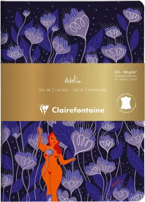 Produktbild von Clairefontaine 3x Set Notizheft A5 14,8x21 cm, 32 Bl, liniert, sortiert 116296C