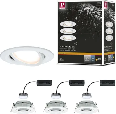 Produktbild von Paulmann LED Einbauleuchte Nova Plus Basisset schwenkbar