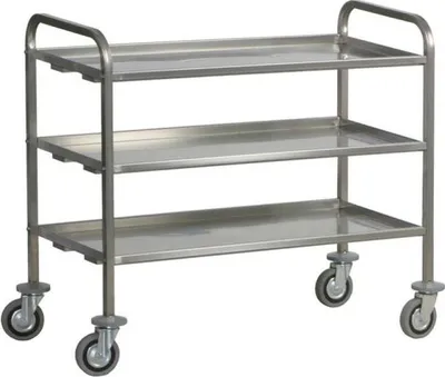 Produktbild von KBS Schwerlast-Servierwagen 1120 Mit 3 Böden - 200 Kg Traglast 1110x660x980 mm