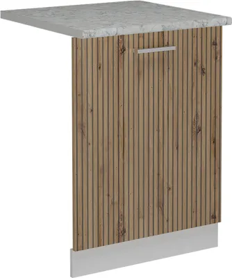 Immagine prodotto di Pannello frontale della lavastoviglie Vicco R-Line Rovere artigianale 60 cm , PL Marmo, Model 55126