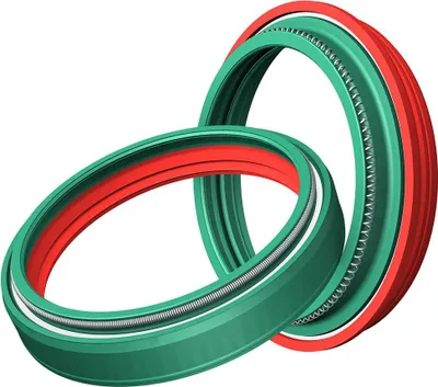 Produktbild von SKF Gabelsimmerringesatz mit Staubkappe - Showa 48mm Dual Compound
