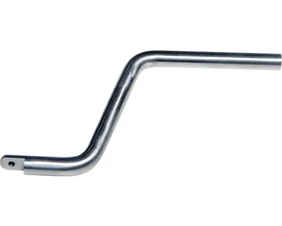 Produktbild von Handlaufaufnahme gekröpft 100 mm V2A (61)