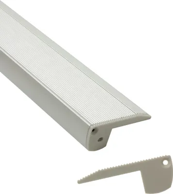 Produktbild von S01 LED Aluprofil Treppenprofil 1m silber klar