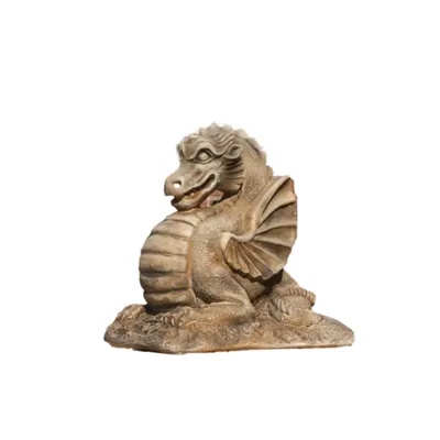Produktbild von Drache gross für den Garten, Terrasse oder Eingangsbereich, aus Steinguss Neu Frostfest Witterungsbeständig, Gartenfigur Tierfigur Steinfigur JA-099