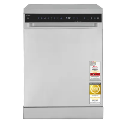 Produktbild von Exquisit Stand-/Unterbau-Geschirrspüler GSP9616-450B inox | 16 Maßgedecke | Energieklasse B | 45 dB | 8 Programme | Besteckschublade | Halbe Beladung