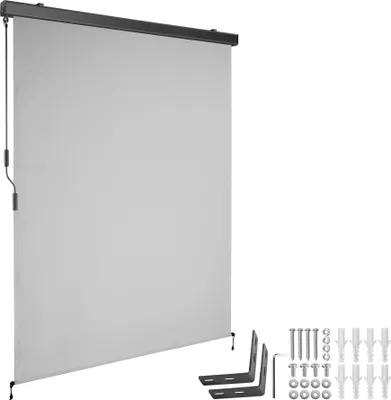 Produktbild von tectake® Senkrechtmarkise Eloise verschiedene Größen inkl. Wandhaltern
