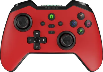 Produktbild von Genesis Gamepad MANGAN 400 kabellos rot/schwarz (PC/Switch)