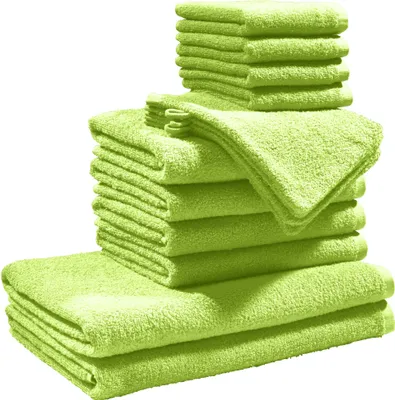 Produktbild von REDBEST Frottier-Set Oceanside" 14-teilig apfelgrün OneSize"