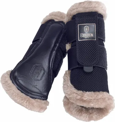 Produktbild von Eskadron HERITAGE Gamasche " GAMSLATE FAUXFUR " 1Paar, SHETTY Farbe - navy Größe - XXXS