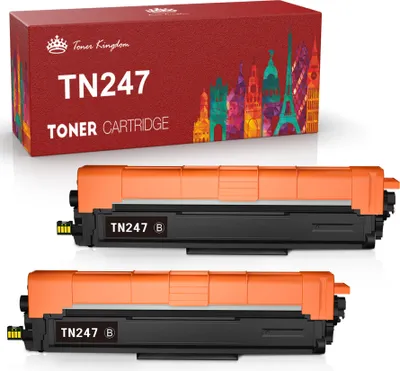 Produktbild von 2 TN-247bk TN243bk TN247 Tonerkartusche Kompatibel für Brother MFC-L3750CDW DCP-L3550CDW HL-L3210CW Drucker (2 BK Schwarz)