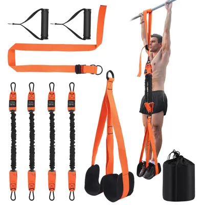 Produktbild von Klimmzugband 25 bis 300 kg, 4 Widerstandsbänder, für Heimfitness