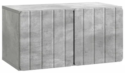 Produktbild von vidaXL Wandmontierter TV-Schrank 59,5 x 31 x 30 cm Betongrau