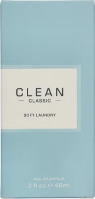 A light blue box for a perfume product.