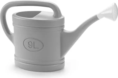 Produktbild von PlasticForte Gieskanne mit Besenkopf - grau - Kunststoff - 9 Liter - 59 cm