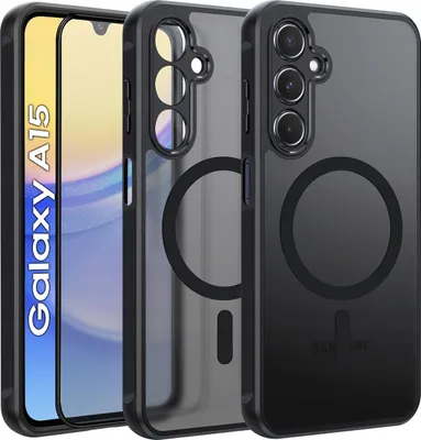 Obrázok produktu pre Puzdro Samsung A15 pre MagSafe MATT CASE REINFORCED 360° 5D PREMIUM Glass